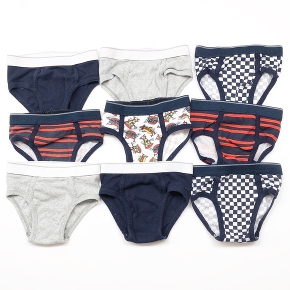 The Children’s Place 9 pack toddler boys underwear briefs set - Picture 1 of 6